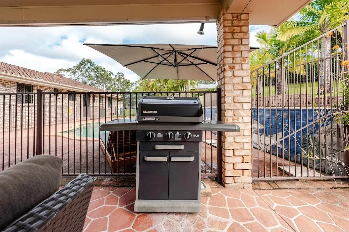 Peaceful Acreage Guesthouse Firepit With Huge Pool Gold Coast 0*,  Australie